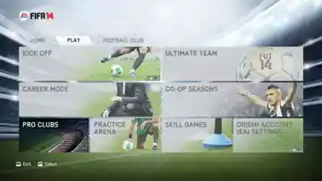 FIFA 14 (USA) (v1.05) (BLUS31323) (Disc) (Update) screen shot game playing